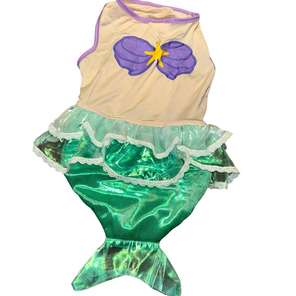 Disney princess little mermaid dog pet Halloween costume size Large